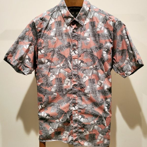 Ted Baker London Pink Short Sleeve Button Down - Picture 7 of 7